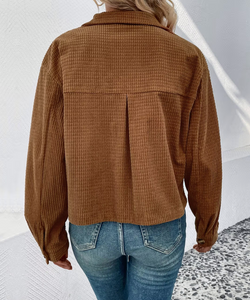 Cropped Corduroy Jacket