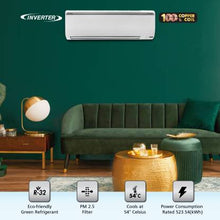 Load image into Gallery viewer, Daikin 1 Ton 5 Star Split Inverter AC - White  (FTKM35UV16W/RKM35UV16W, Copper Condenser)