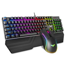 Load image into Gallery viewer, Havit Mechanical Gaming Keyboard and Mouse Combo