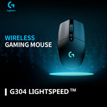 Load image into Gallery viewer, Logitech G304 Lightspeed Wireless Gaming Mouse, Hero Sensor, 12,000 DPI, Lightweight, 6 Programmable Buttons, 250h Battery Life, On-Board Memory